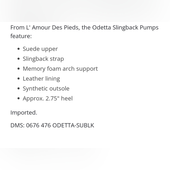 L'AMOUR DES PIEDS* Cloud like memory foam genuine suede leather heels - Picture 6 of 15